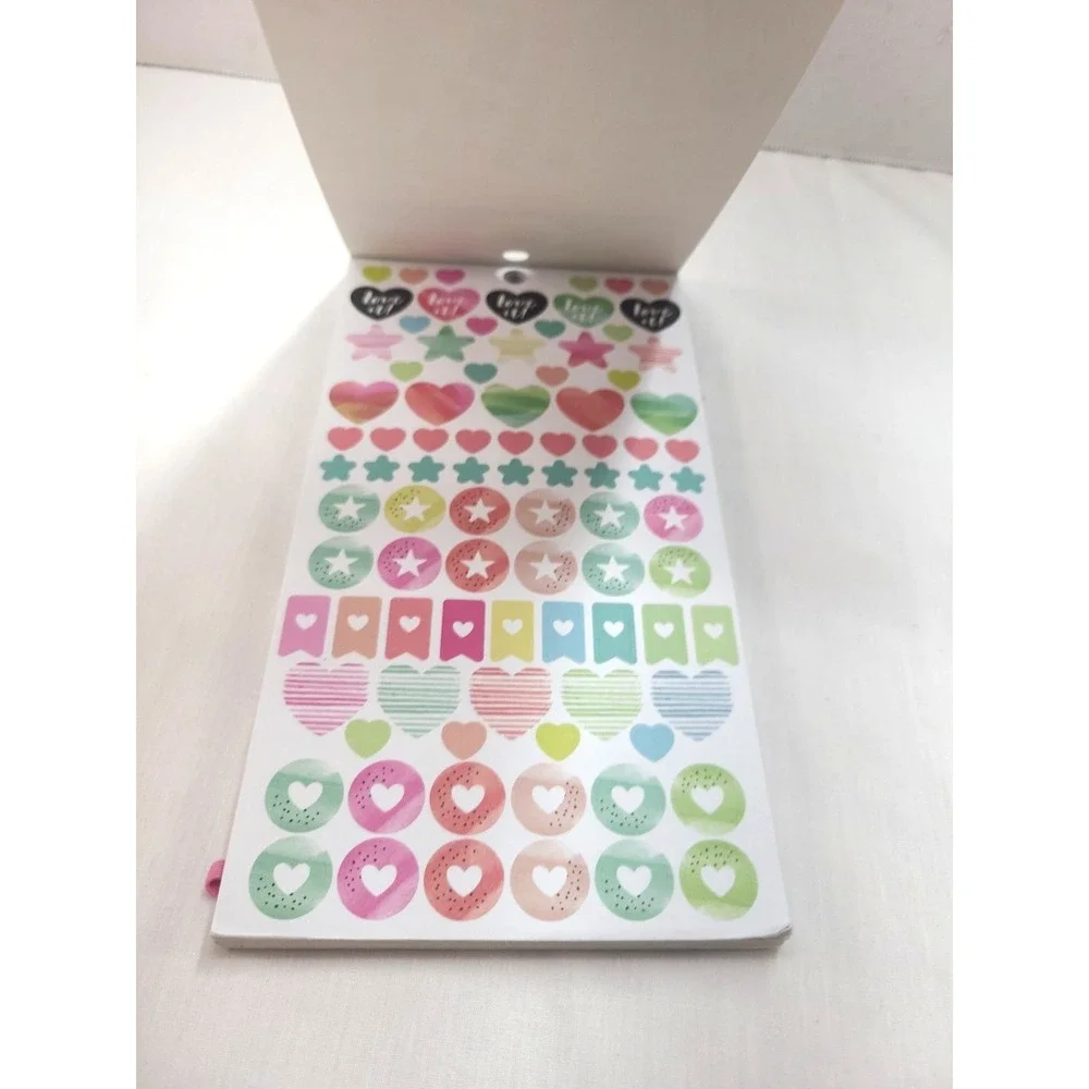 The Happy Planner Watercolor Stickers 922 Pcs Complete Planner Scrapbook Supply